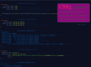 CSS3 Please! Screenshot
